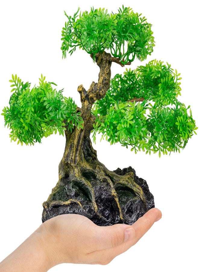 UNEAK - Aquarium Bonsai Tree Plant Fish Tank Decorations Medium/Large Resin Plastic Artificial Plants Flower Ornament Beta Goldfish Decoration Ornaments Freshwater & Saltwater Décor - Image 4